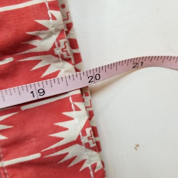 Gramicci Red 100% Cotton Multicolor Mixed Print Boho Global Jacket - Picture 9 of 9